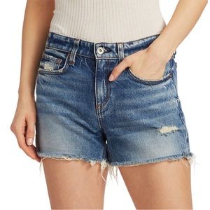 Rag & Bone Dre Low Rise Shorts Norwalk Wash Sz 26